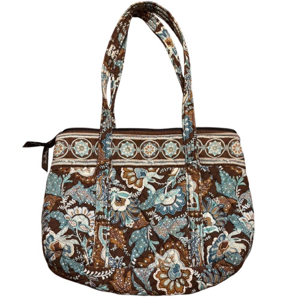 Vera Bradley Java Blue Retired Pattern, Small Sho… - image 1